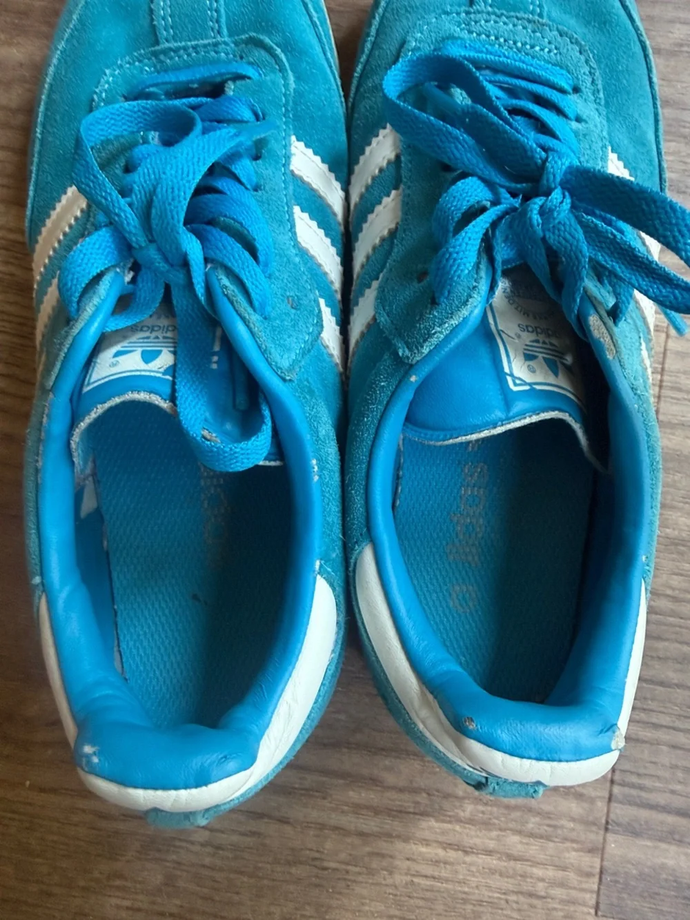 adidas Samba D65454 Blue Suede Men’s Size 7.5 2013 Sneakers